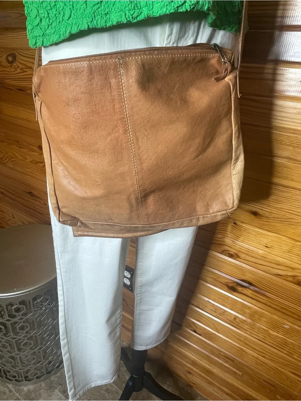 Emily of Boca Raton Leather Crossbody Bag - Shoulder Bag
